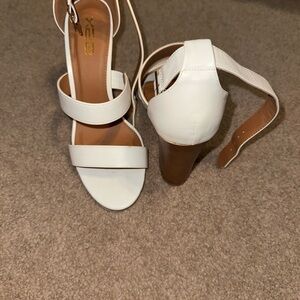 BCBGeneration White Heels with Elegant Design